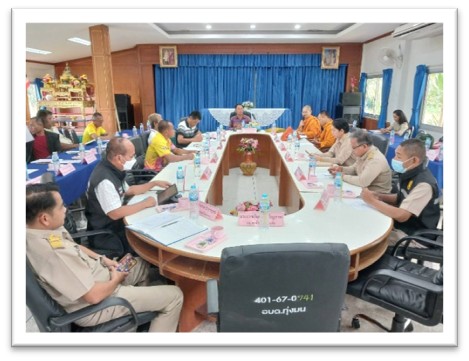 การเตรียมความพร้อมดำเนินงานกิจกรรมของดีอำเภอปราสาทและงานกาชาด ประจำปี 2567
